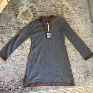 Sail to Sable Cashmere Tunic Dress